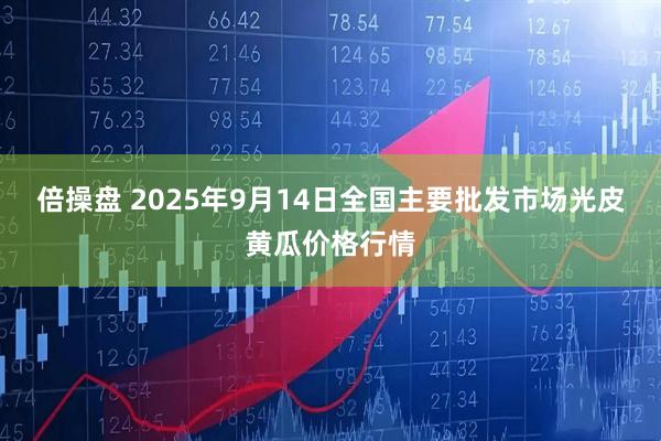 倍操盘 2025年9月14日全国主要批发市场光皮黄瓜价格行情